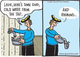 Not only do you get tap water